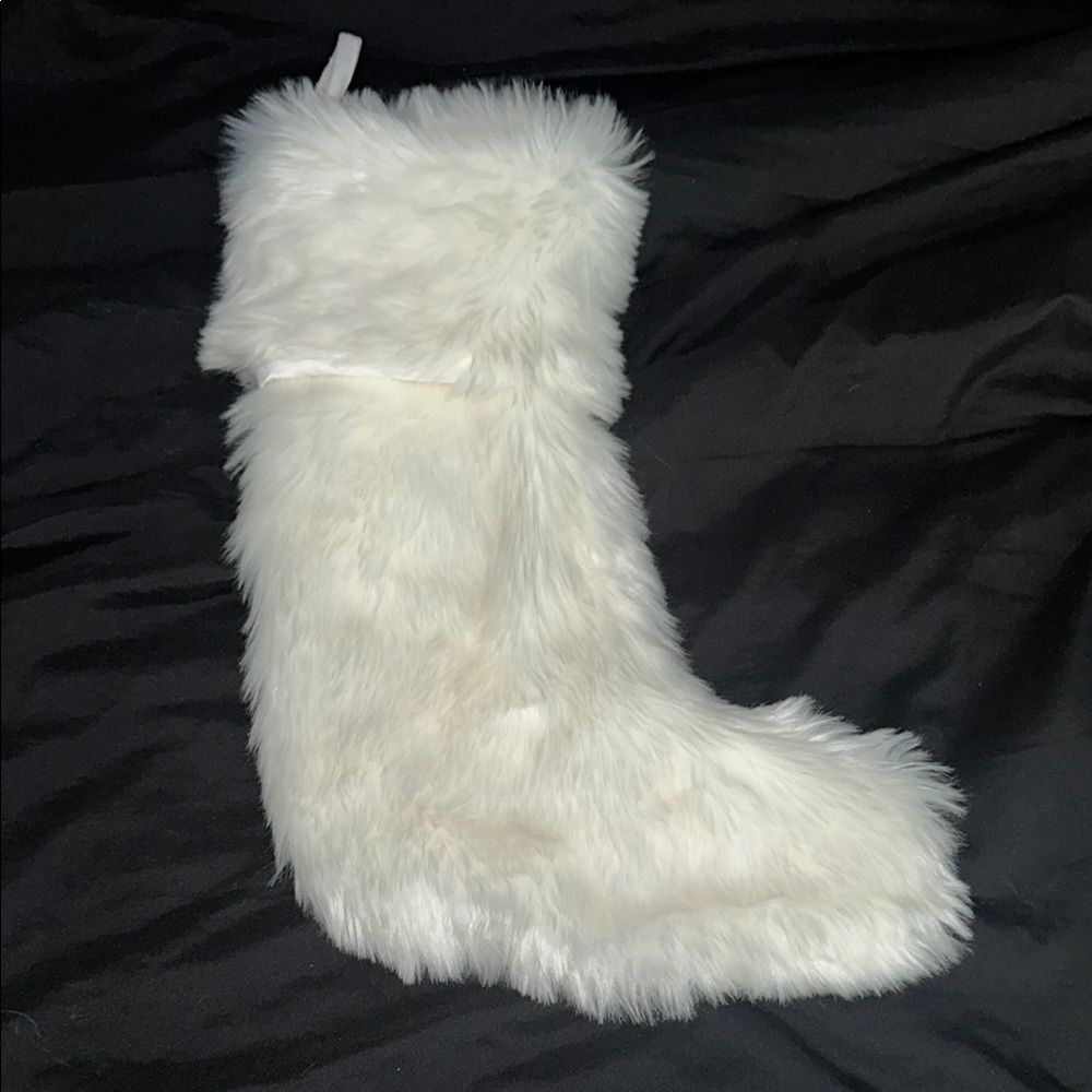 Faux Fur Christmas Stocking